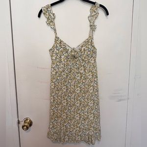 ASTR The Label Floral/Lemon Dress, Size Small